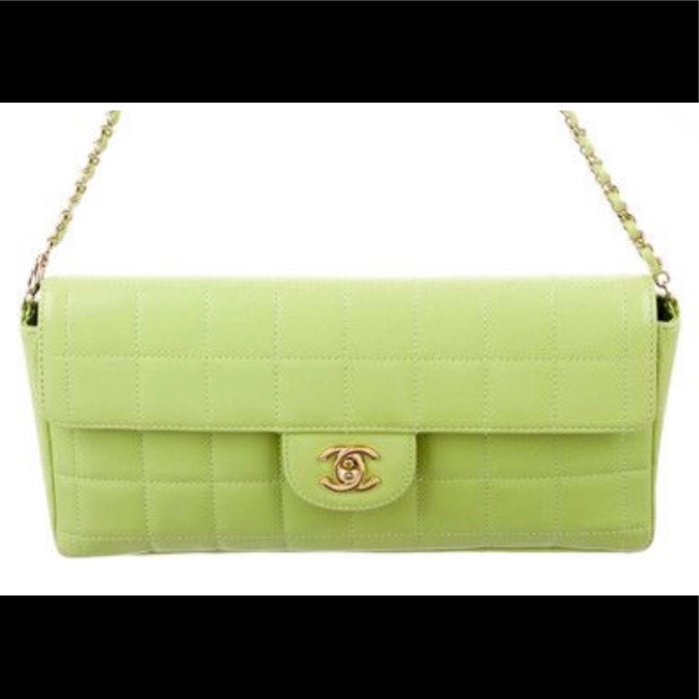 ISO Chanel Chocolate Bar East West Flap Bag - Picture 7 of 9